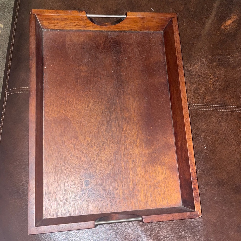 Genuine wooden serving trays